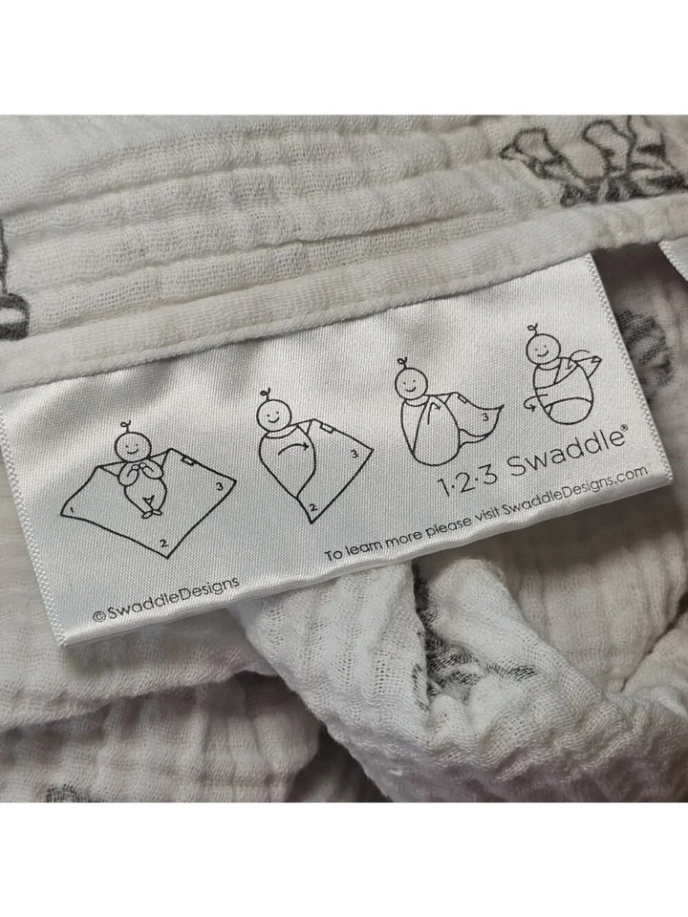 Amazing Baby Blanket Zebra Muslin Cotton Thin White Gray Swaddle‎ Unisex